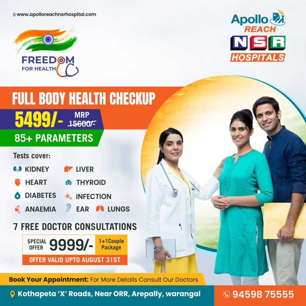 Full body health checkup banner